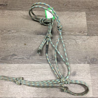 #95 - Thick Stiff Nylon Rope Hlater *gc, dirt, faded, stiff, rubs, snags, frays