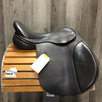 17" *XW 7" Black Country All Purpose, 2 Billet Guards, Wool Flocking, Front & Rear Gusset Panels, Lg Front Pencil Blocks, Flaps: 14"L x 13"W Serial #: 17 18572