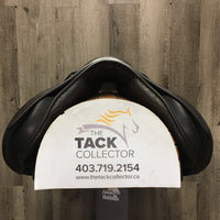 17" *XW 7" Black Country All Purpose, 2 Billet Guards, Wool Flocking, Front & Rear Gusset Panels, Lg Front Pencil Blocks, Flaps: 14"L x 13"W Serial #: 17 18572