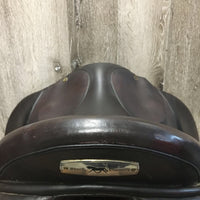 17" *XW 7" Black Country All Purpose, 2 Billet Guards, Wool Flocking, Front & Rear Gusset Panels, Lg Front Pencil Blocks, Flaps: 14"L x 13"W Serial #: 17 18572