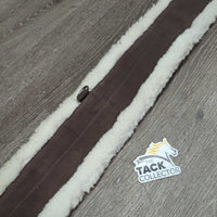 Nylon Web, Fleece Lined, 2x els, D Ring *gc, clean & dirty, mnr hairy, clumpy & stretched elastic
