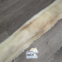 Nylon Web, Fleece Lined, 2x els, D Ring *gc, clean & dirty, mnr hairy, clumpy & stretched elastic