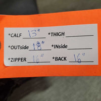 Hvy Leather Half Chaps, Back Zips *gc, v.dirty, rubs, mnr peeled spots, older?