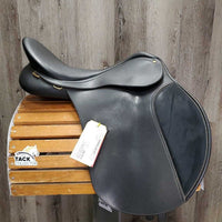 17.5" *Adj - Wide/Red Gullet In Wintec All Purpose Saddle, 2 Billet Guards, 2 Front Velcro Blocks, SaddleSox: Brown/Pink Cover & Stirrup Covers, CAIR Panels, Front & Rear Gusset Panels, Flaps: 16"L x 14" Serial 375363