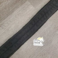 Nylon Web Fleece Lined Girth, 1x els *vgc, clean, mnr clumpy, stains & dirty