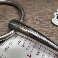 Med Loose Ring Snaffle Bit *vgc, clean, mnr scratches, scuffs & stains