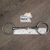 Med Loose Ring Snaffle Bit *vgc, clean, mnr scratches, scuffs & stains