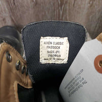 JUNIORS Paddock Boots, laces *vgc, mnr dirt, dents, dings, peeled spots, inner heel rubs