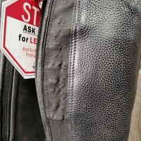 Pr Field Boots, zip *gc, v.dirty, flaking?peeling, rubs, puckered & stretched elastic