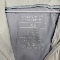 SS Show Shirt, 1/2 Zip Up, snap collar *vgc, mnr seam puckers, pills, rubs & snags