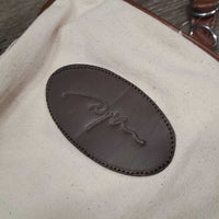 Canvas - Hvy Cotton Bridle Bag *vgc, clean, mnr stains & pills