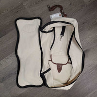 Canvas - Hvy Cotton Bridle Bag *vgc, clean, mnr stains & pills