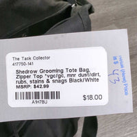 Grooming Tote Bag, Zipper Top *vgc/gc, mnr dust/dirt, rubs, stains & snags