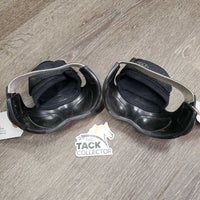 Pr Heel Boots *vgc, clean, faded, elastic rubs & stains, older
