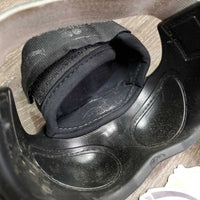 Pr Heel Boots *vgc, clean, faded, elastic rubs & stains, older
