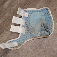 Pr Closed Boots, velcro *gc, mnr stains, dirt, hair, threads, dingy