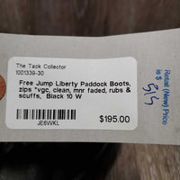 Paddock Boots, zips *vgc, clean, mnr faded, rubs & scuffs