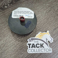 Round Rubber Safety Cork Cleaner *vgc, clean, mnr dirt, scrapes & scratches