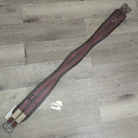 Neoprene & Nylon Web Girth, els *vgc/gc, clean, rubs, stain, faded spot