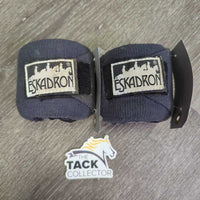 2 Exercise Leg Wraps *gc, older? dirt & residue, mn rubs & frays