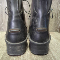 JUNIORS Paddock Boots, laces *vgc, clean, scrapes, scratches, mnr dirt, hairy inside