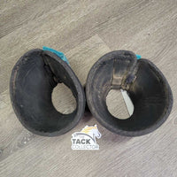Neoprene Wrap Around Bell Boots, velcro *gc, ripv.dirty, faded, rubs, threads, hair