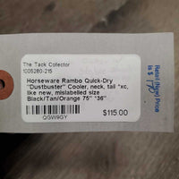 Quick-Dry "Dustbuster" Cooler, neck, tail *xc, like new, mislabelled size