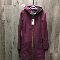 "Special Edition" Technical Long Coach - Riders Jacket, detach hood, Zip *xc/like new