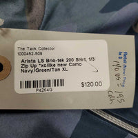 LS Brio-tek 200 Shirt, 1/3 Zip Up *xc/like new