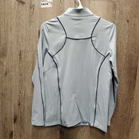 RideStraight ATHLETIX Shirt LS Technical Show Shirt, 1/4 Zip Up *xc, sticky zip, mnr snags & rubs