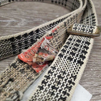 1 ONLY Nylon Cross Tie *gc, chewed, stains, thin spots, unstitched tag