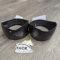 Pr Rubber Heel - Quarter Boots *vgc/xc, clean, mnr tape residue, scratches, rubs & rough edges