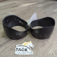 Pr Rubber Heel - Quarter Boots *vgc/xc, clean, mnr tape residue, scratches, rubs & rough edges
