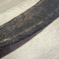 Nylon Web & Felt Cinch, 2x D Rings *gc, clean, hairy, clumpy, edge rubs & curls