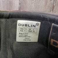 Tall Leather Country Boots *gc/fair, clean & dirty, rubs, scrapes, scratches, loose lining, loose heel & edge seal-R, cracking