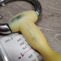 Mullen Mouth Eggbutt Bit *gc, clean, stains, discolored