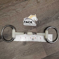 Thin Curved French Link Eggbutt Bit, bag *new