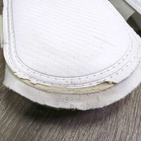 Closed Neoprene Boots, velcro *gc, clean, dingy, rubs, pills, stains, hairy velcro, chipped & pilly edges, hairy