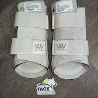Closed Neoprene Boots, velcro *gc, clean, dingy, rubs, pills, stains, hairy velcro, chipped & pilly edges