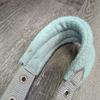 Breakaway Nylon/Fleece Halter, snap, adj *gc, dirty, hairy, stains, clumpy