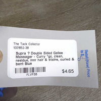 Double Sided Gellee Massager - Curry *gc, clean, residue, mnr hair & stains, curled & bent