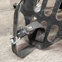 Plastic Grazing Muzzle, 4 Biothane Straps *gc, mnr faded, clean, scratches, residue, chews?scrapes