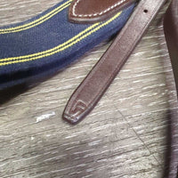 5 Point Leather & Elastic Breastplate, Running Martingale Attach, snaps *xc/vgc, clean, mnr dusty, rubs, scratches & residue, dirt