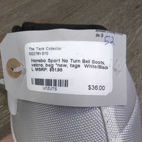 No Turn Bell Boots, velcro, bag *new, tags