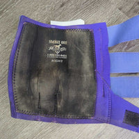 2 Closed Neoprene Sports Boots, velcro *gc, older, dirty, cracking logo, hairy, rubs