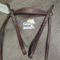 Adjustable Narrow Leather Breastplate *vgc/gc, dry, dirty, loose keepers, stiff, older?