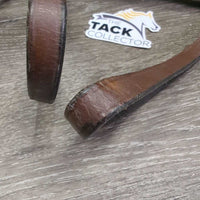 Adjustable Narrow Leather Breastplate *vgc/gc, dry, dirty, loose keepers, stiff, older?