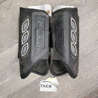 X Country Closed Front?Hind Boots, velcro *vgc/gc, clean, film, velcro threads, edges: thin, torn, rubs & pilly