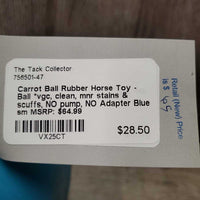 Rubber Horse Toy - Ball *vgc, clean, mnr stains & scuffs, NO pump, NO Adapter