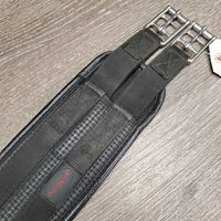 Neoprene Nylon Web Girth, 1x els *vgc, clean, seams: mnr hair & residue